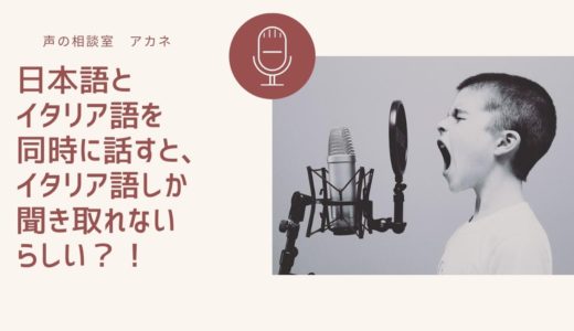 日本語は届かない声？